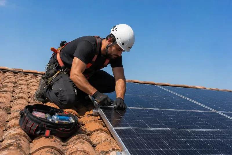 Maintenance et monitoring de panneaux solaires à Vaudreuille