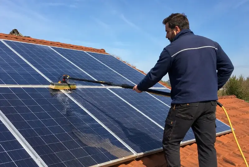 Nettoyage et entretien de panneaux solaires à Vaudreuille